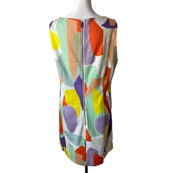 Alice + Olivia Mini Dress Cotton Clyde Printed A-Line Shift Size 14 NEW $285 - Picture 7 of 7